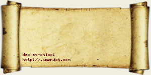 Slađana Vlahović vizit kartica